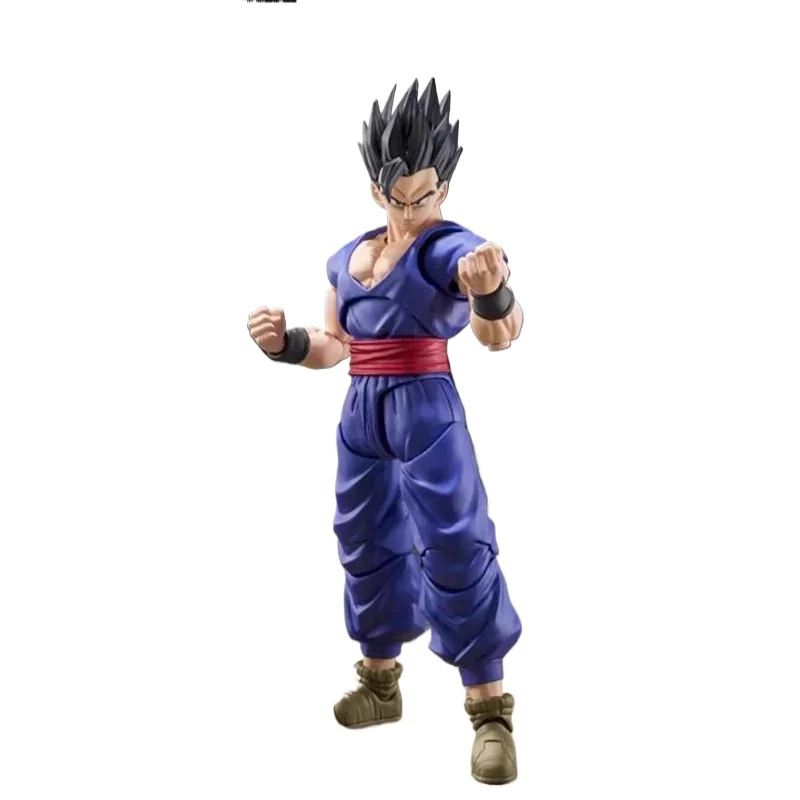 Bandai Original Genuine S.H.Figuarts DRAGON BALL ULTIMATE GOHAN SUPER HERO SONG GOHAN Anime Action Figure Toy Gifts Collectible