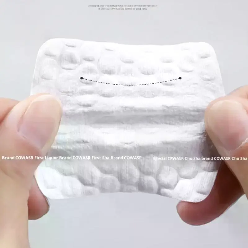 مزيل طلاء الأظافر مناديل مبللة قطنية منصات خالية من الوبر مانيكير منظف الأشعة فوق البنفسجية هلام المتاح إزالة الأظافر أوراق التطهير أداة