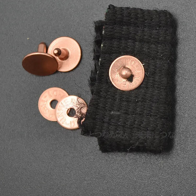 Rivets, Pocket Corner Reinforcement Nails, YKK Collision Nails Imported From Japan, Willow Nails, Red Copper Ring Face, Denim Na