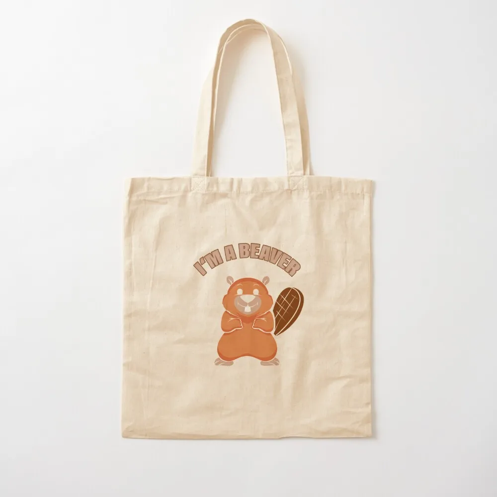 

Beaver Lover Funny Animal Cartoon Beaver Rodent Tote Bag