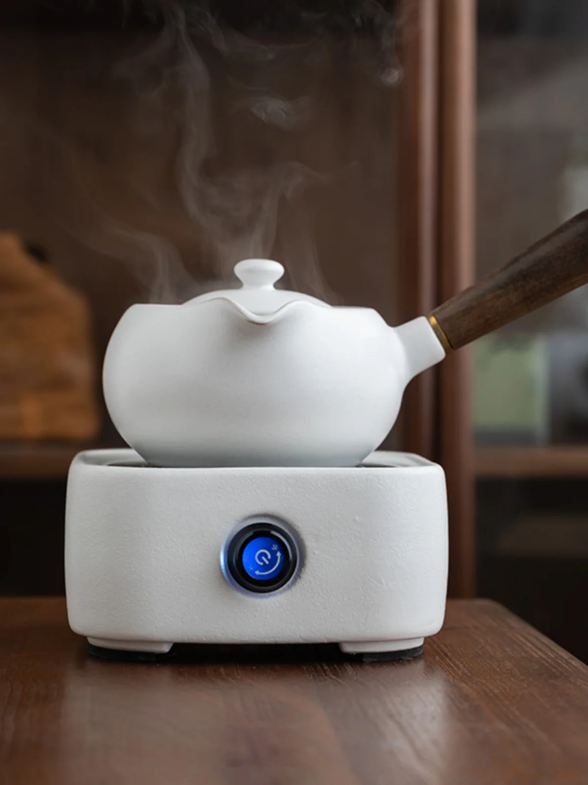 Tea Set  Ceramic Stove for Brewing Tea Home Use Tea Kettle Tea Pot Water Boiler Tea Brewing Kit by Sowu