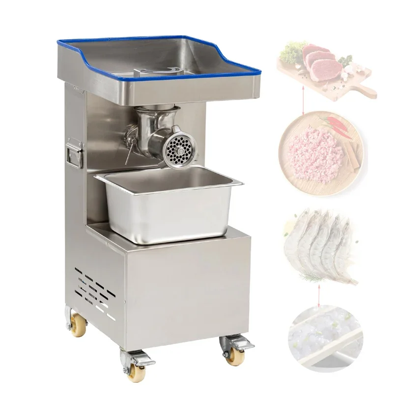 

Electric Meat Mincer Stainless Steel Commercial Meat Grinder Automatic 2200w High-Power Meat Puree Machine