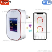 Tuya Smart Life Natural Gas Co Leak Carbon Monoxide Detector Wifi Ch4 Methane Combustible Leakage Coal Home Alarm Sensor For Gas