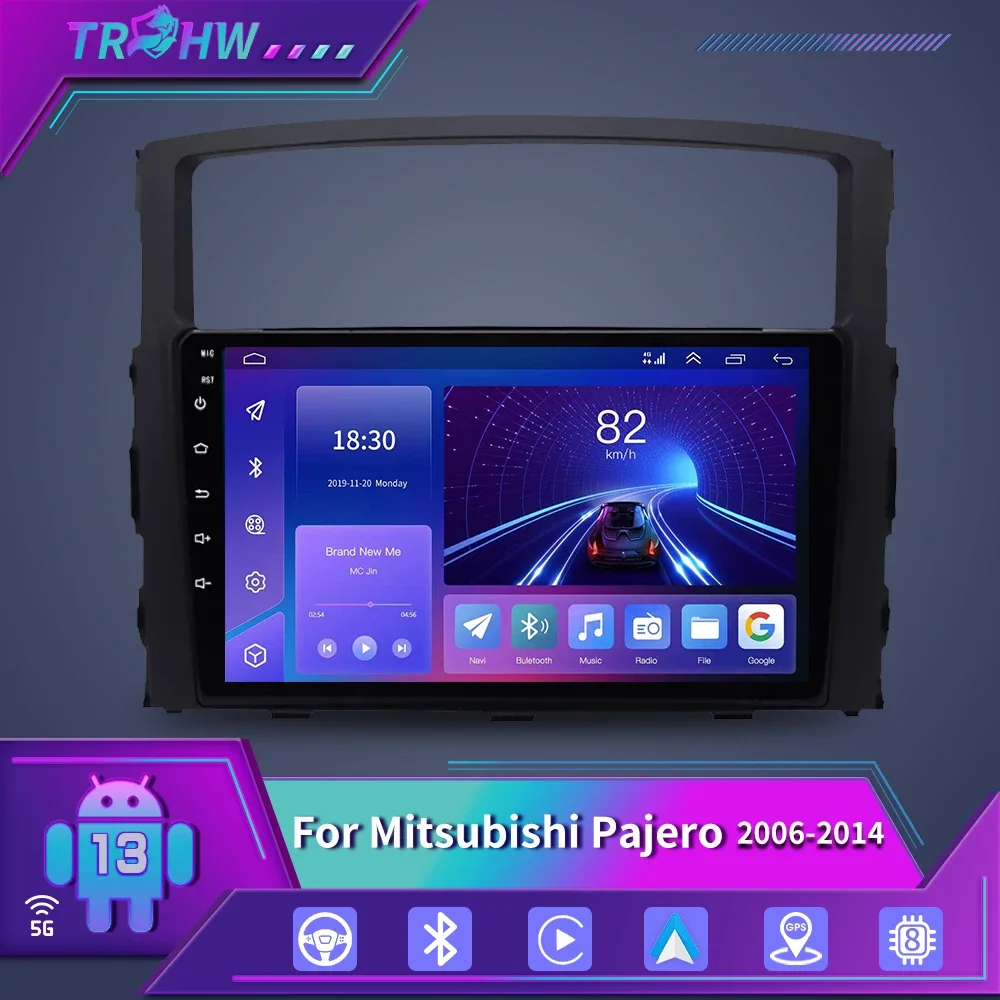 

For Mitsubishi Pajero 2006-2014 Multimedia Car Radio Mitsubishi Pajero4 Multimedia Video Player Navigation stereo GPS Android 13