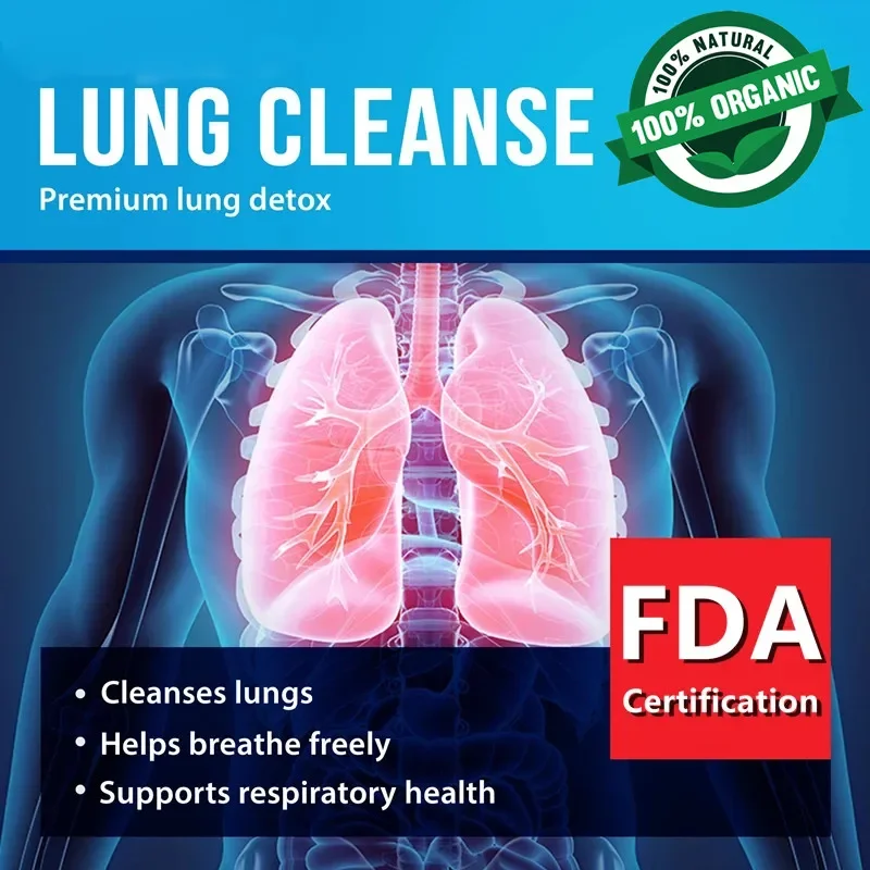 Lung Cleanse Detox Patch Support Respiratory Health Mucus Clear Quit Smoking Aid Asthma Relief Altitude Sickness For Lung Health