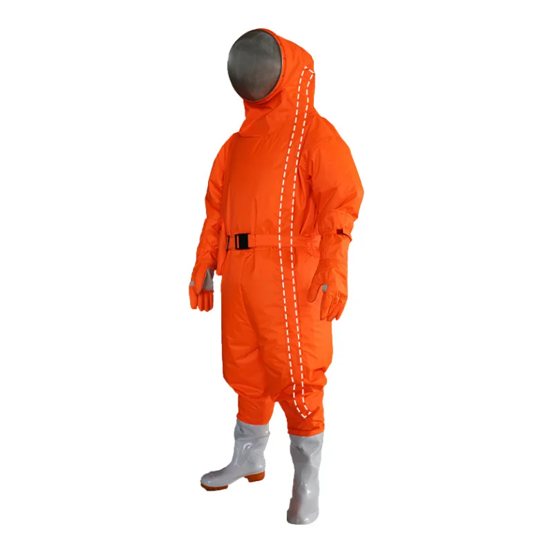 CKB-F013 fan bee-proof suit, thickened one-piece beekeeping bee-proof wasp, wasp fire bee-catching suit