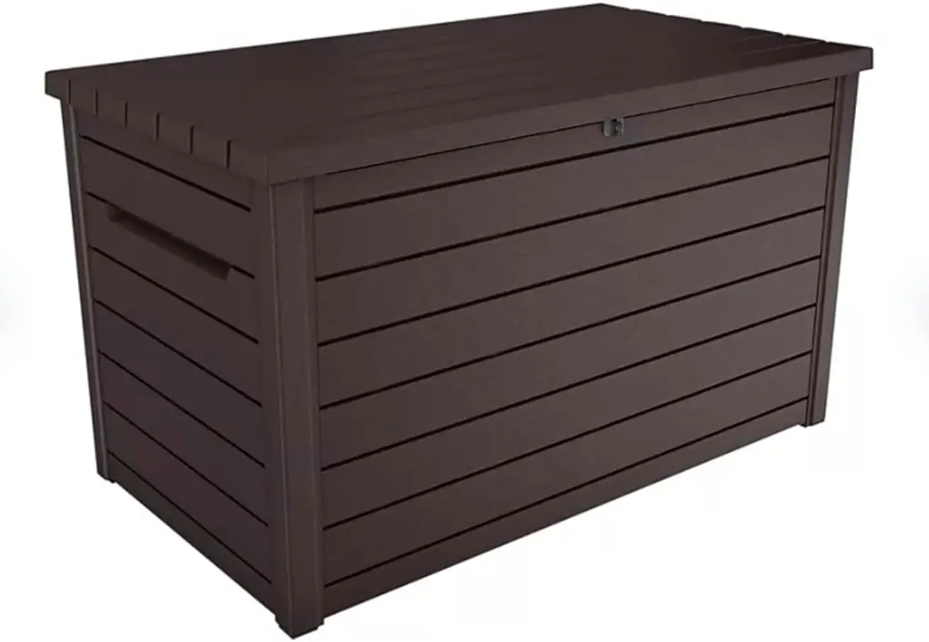 XXL 230 Gallon Plastic Deck Storage Container Box Outdoor Patio Garden Furniture 870 Liters