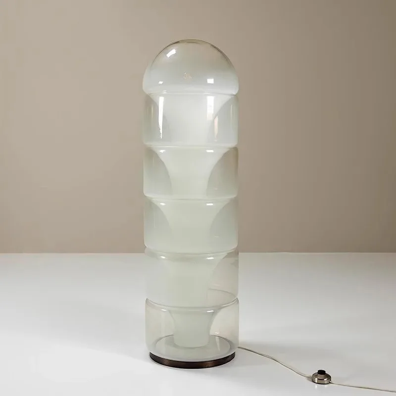 Nordic modern decoration atmosphere bedroom living room sofa retro glass design floor lamp