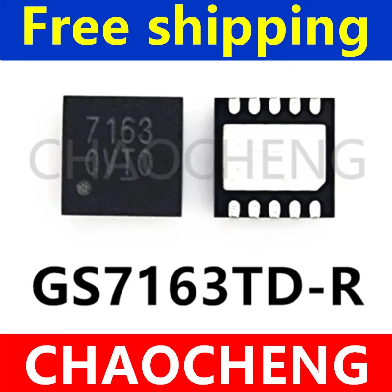 (5 Stück) 100 % neuer GS7163TD-R GS7163 7163 QFN-10-Chipsatz