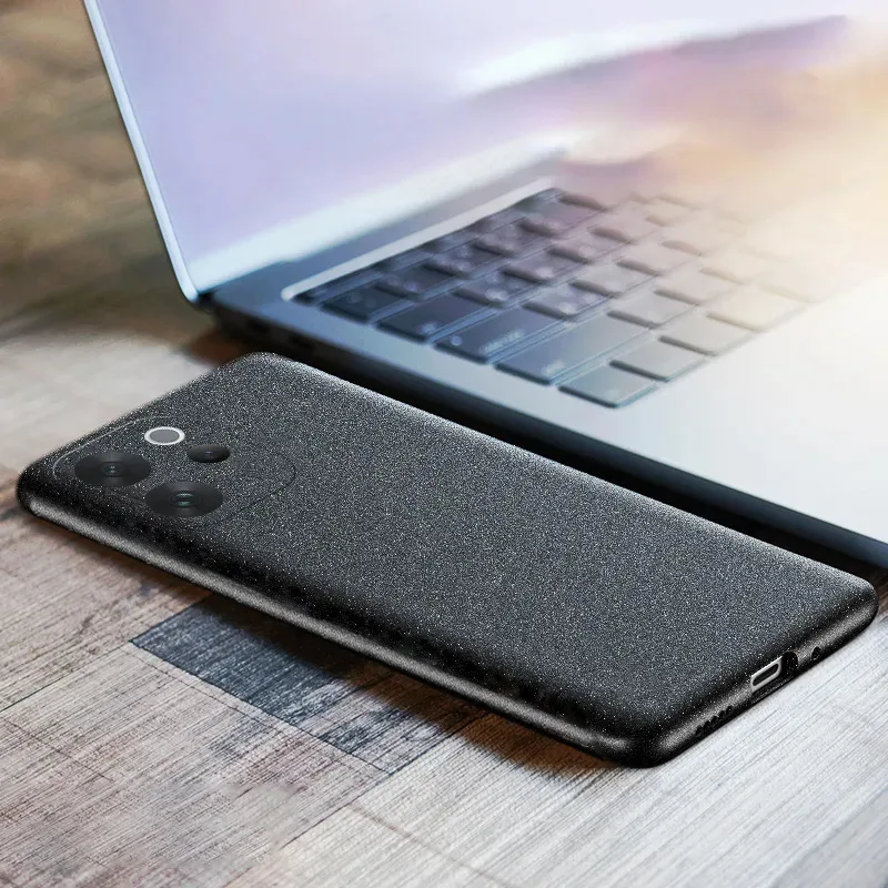 Skinlee For VIVO V70 FE 5G Case Matte Silicone Bumper Shockproof Soft Cover For VIVO V70 FE 5G Back Casing