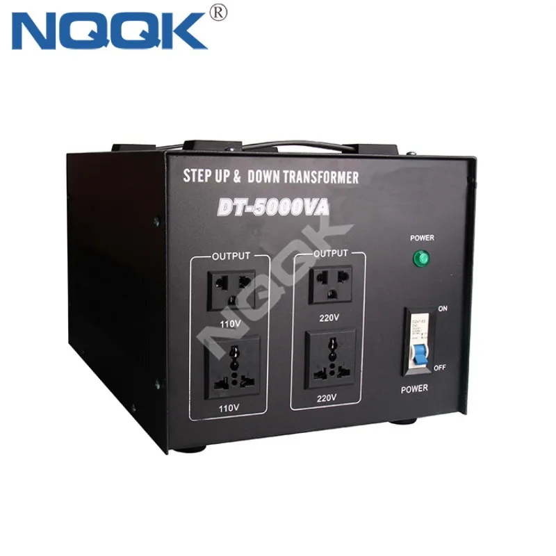 5000VA Step Up Down Voltage Converter DT-5000VA , International 110VAC 22VAC Voltage Transformer