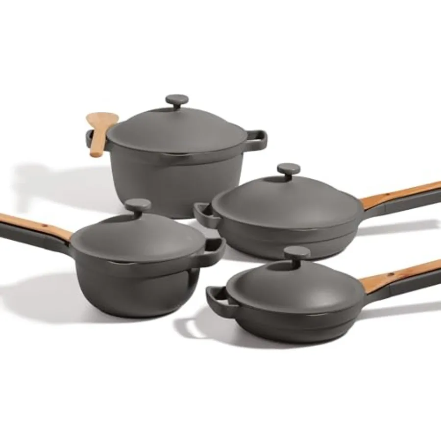 

Набор посуды Полный набор из 13 предметов, включая Always Pan 2.0 Mini Always Pan Perfect Pot и Mini Perfect Pot Многофункциональный токс