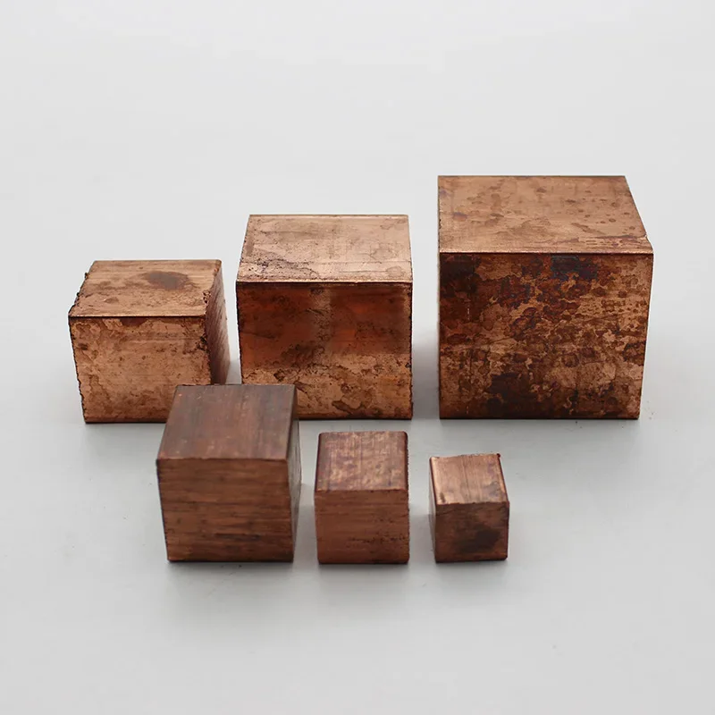 Copper Cube 10mm 20mm 25mm 30mm 40mm 50mm 60mm