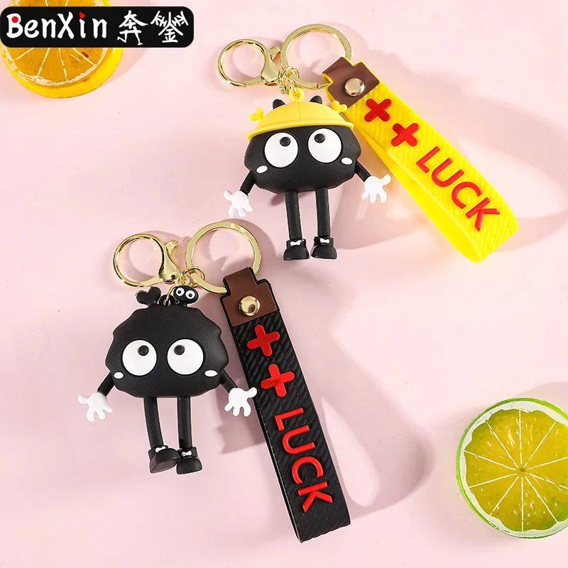 

3D статуи мультфильмов Miniso, брелки, автомобильные подвески, подвески для парных сумок, брелки, изысканные маленькие подарки