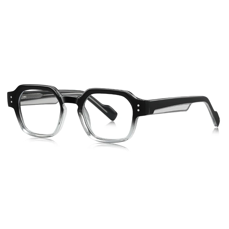 SZTZX نظارات قراءة بإطار مربع عصري جديد مضاد للضوء الأزرق للرجال والنساء، نظارات طبية بصرية مخصصة