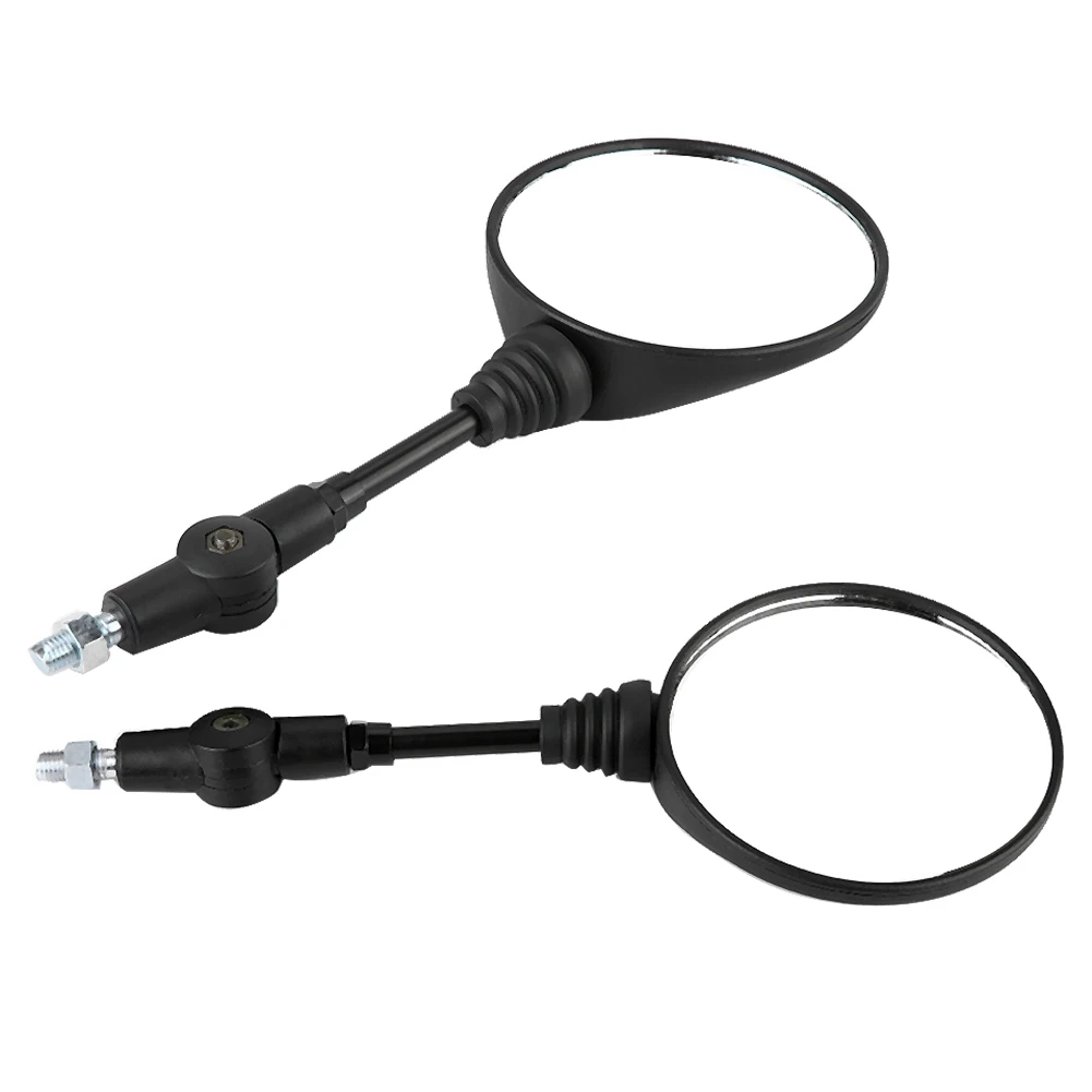 2Pcs Motorcycle Modified Folding Rearview Mirror Round Side Mirrors for Kawasaki KLX250 KL250 Motorcycle Rearview Mirror