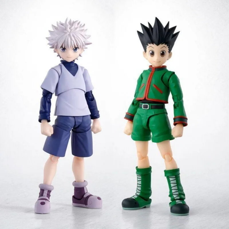 

In Stock Bandai S.H.Figuarts Hunter × Hunter Gon Freecss & Killua Zoldyck Articulated Action Figures, Collectible Gift for Boys