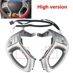 New For Hyundai Tucson ix35 2010 2011 2012 2013 2014 Car Steering Wheel Cruise Bluetooth Control Buttons With Cables Light Grey