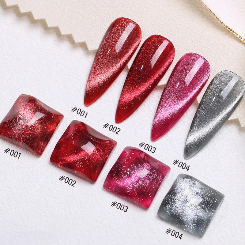 Magnetic Crystal Cat Eye Gel Polish for Manicure Soak Off Uv Nail Gel 8ml Semi Permanent UV LED Shining Glitter Sequins Varnish