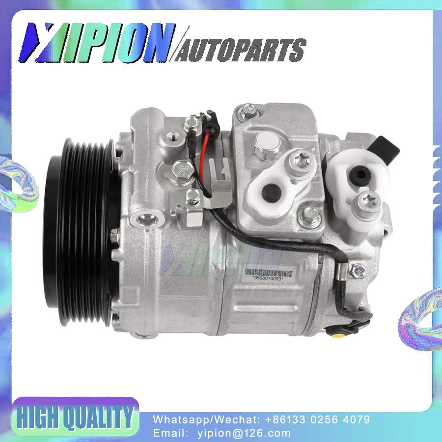 

A/C AC Air Conditioning Compressor For 06-12 Mercedes Benz GL450 GL550 ML350 ML500 ML550 R350 R500 2518350047 7PK 0022305211