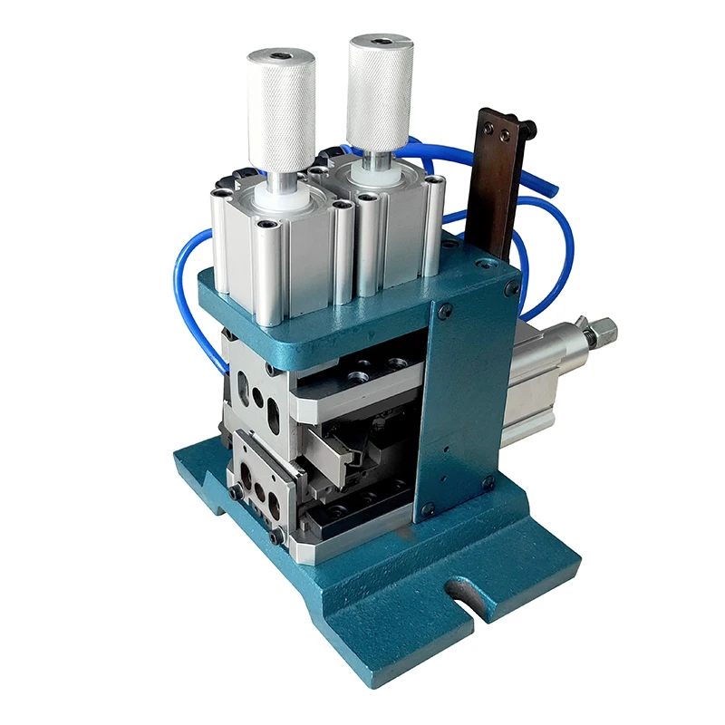 Semi-automatic Convenient Pneumatic Single Core Multi-core Usb Data Cable Inner Core Cooper Wire Cut Stripping Twisting Machine