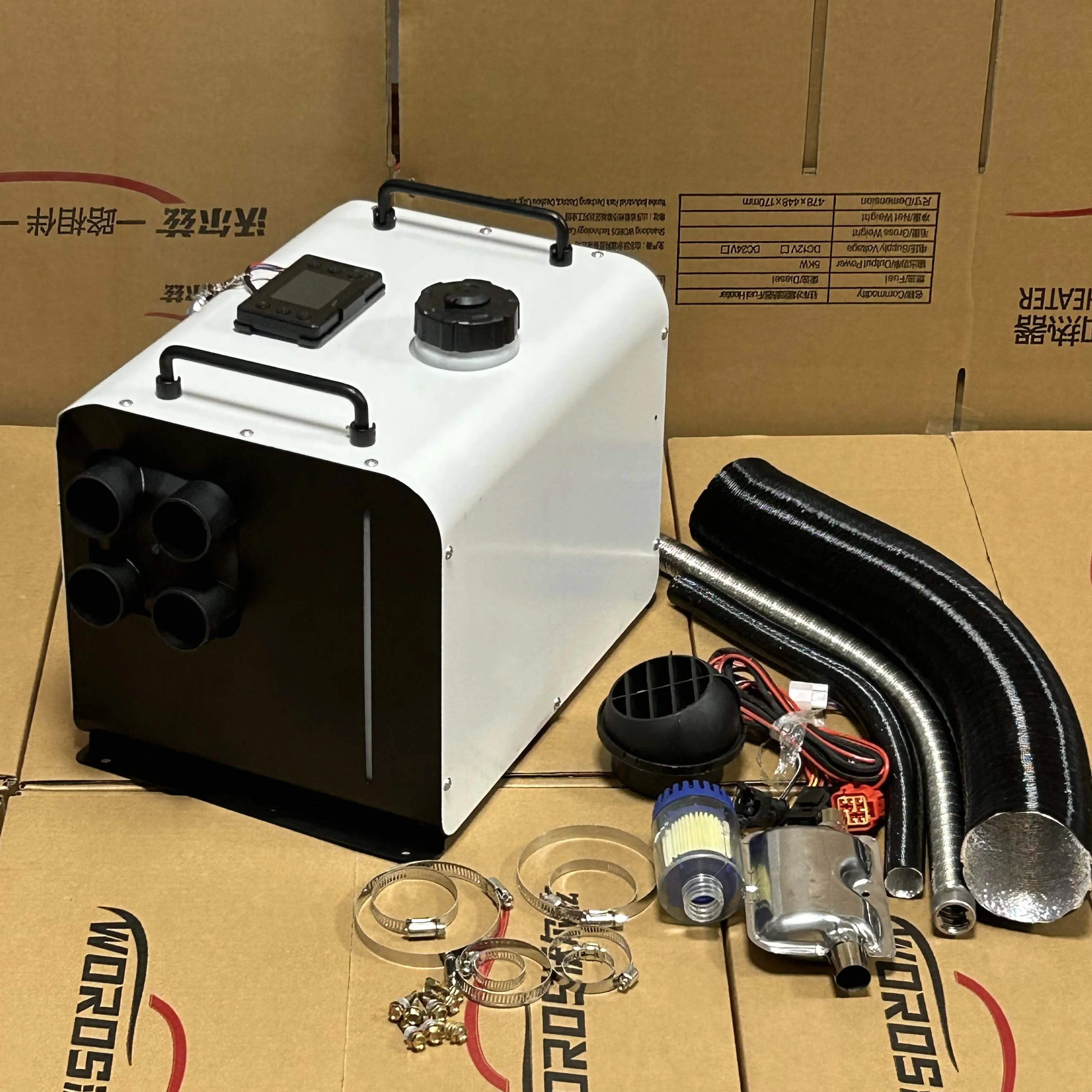 12V Diesel Air Heater 24V Vehicle Parking Heater for Truck SUV RV Boat Cabin Heating Engine Preheating in Winter
