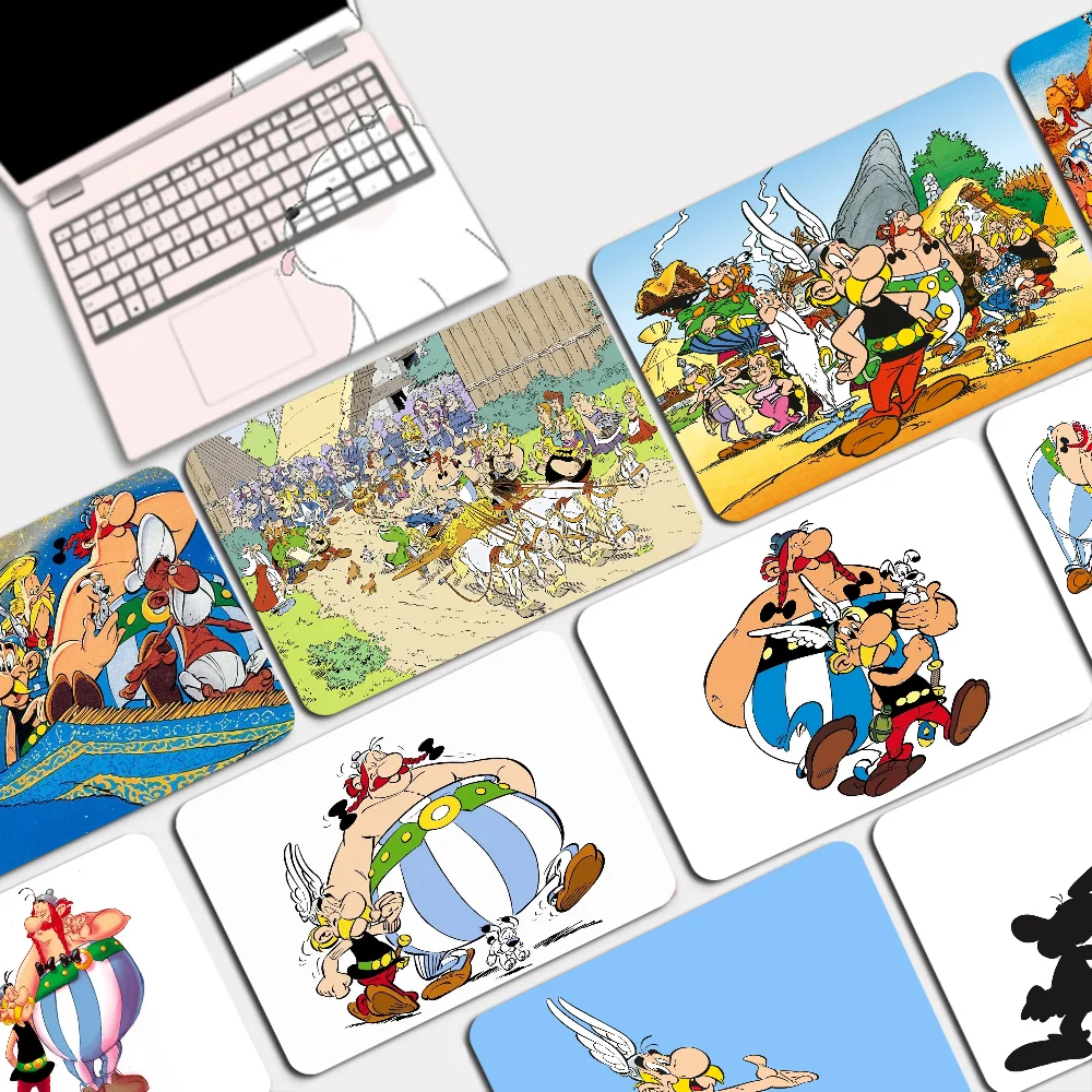 

A-Asterix-ObelixES Mousepad 25x29cm Small Office Computer Desk Mat Table Keyboard Big Mouse Pad Laptop Cushion Non-slip Padmouse