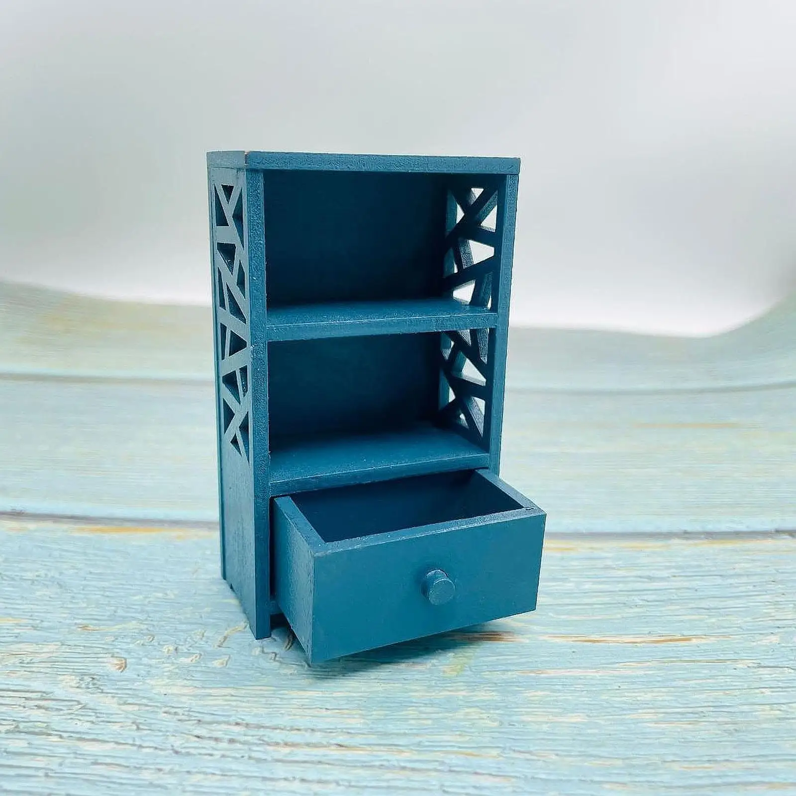 

1:12 Scale Dollhouse Bookcase Mini Display Shelf Life Scene Pretend Play Props