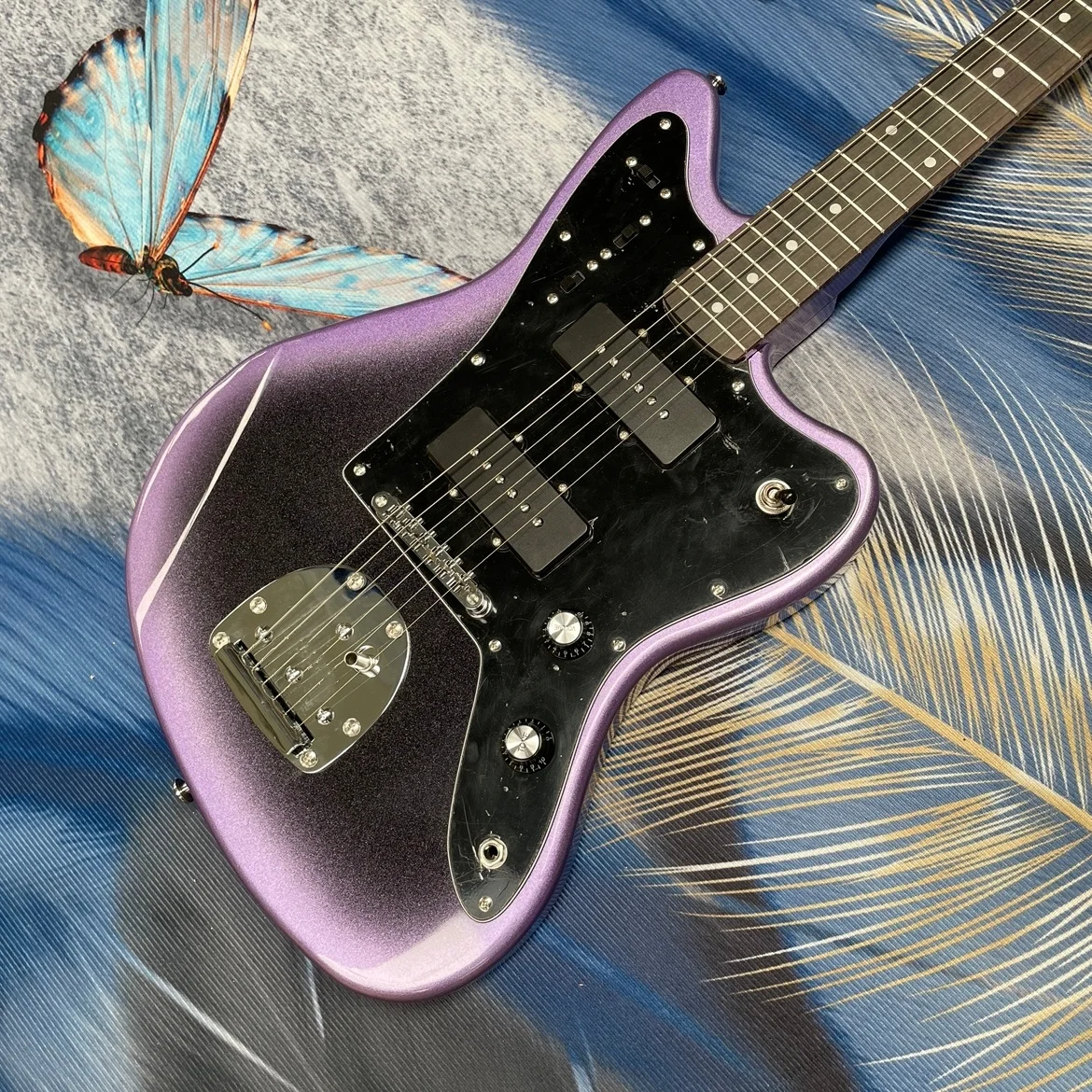 Electric Guitar Beginner - 6 telli mor degrade elektro gitar,