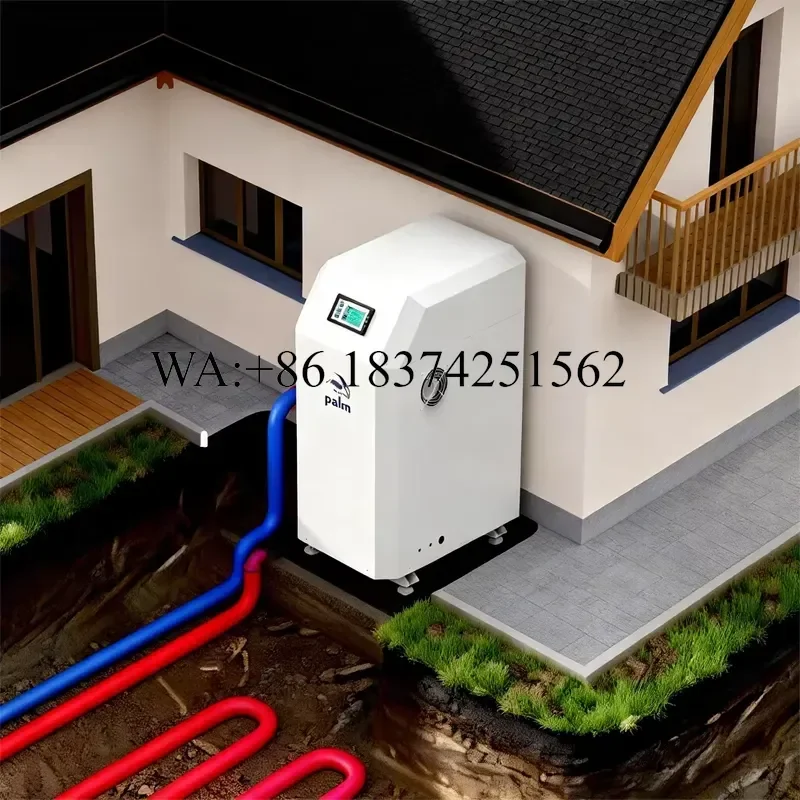Wmwmnu for 8kw 10kw 19kw Geothermal Ground Source Heat Pump Water to Water Heating Cooling System