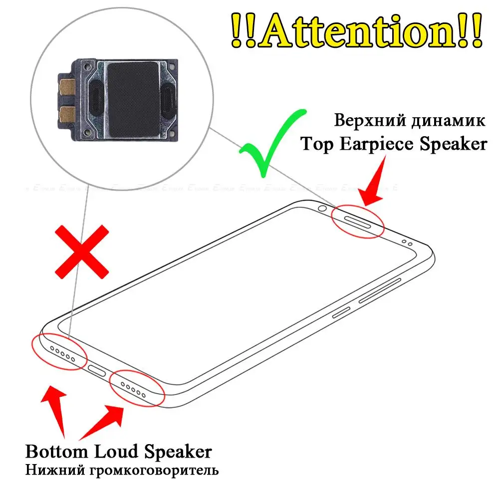 Auricular frontal para Samsung Galaxy, pieza de repuesto de altavoz para modelos A3, A5, A6, A7, A8 Plus, A9, 2016, 2017, 2018, novedad