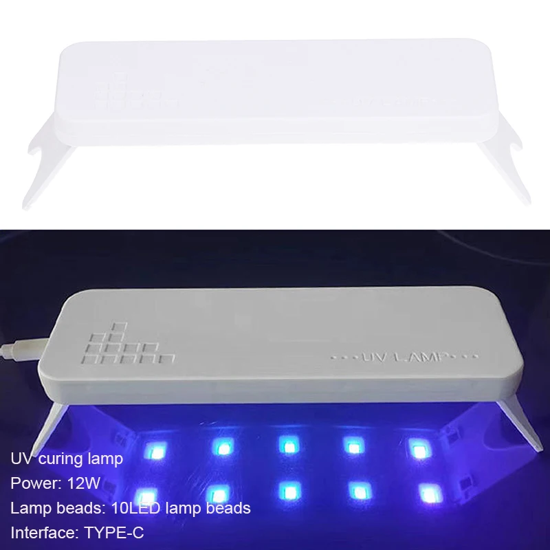 ミニUSBポータブルUVランプ,ジェルネイルポリッシュ用LEDライト,フラッシュ,ネイルアート,サロン,家庭,DIY