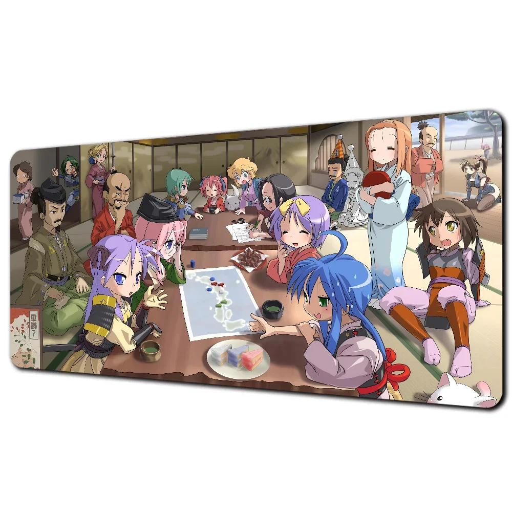 Anime Lucky Star Konata Izumi Large Gaming Mouse Pad Office Game Table Mats XXL 90x40 Rubber Anti-slip Laptop Keyboard Desk Mat