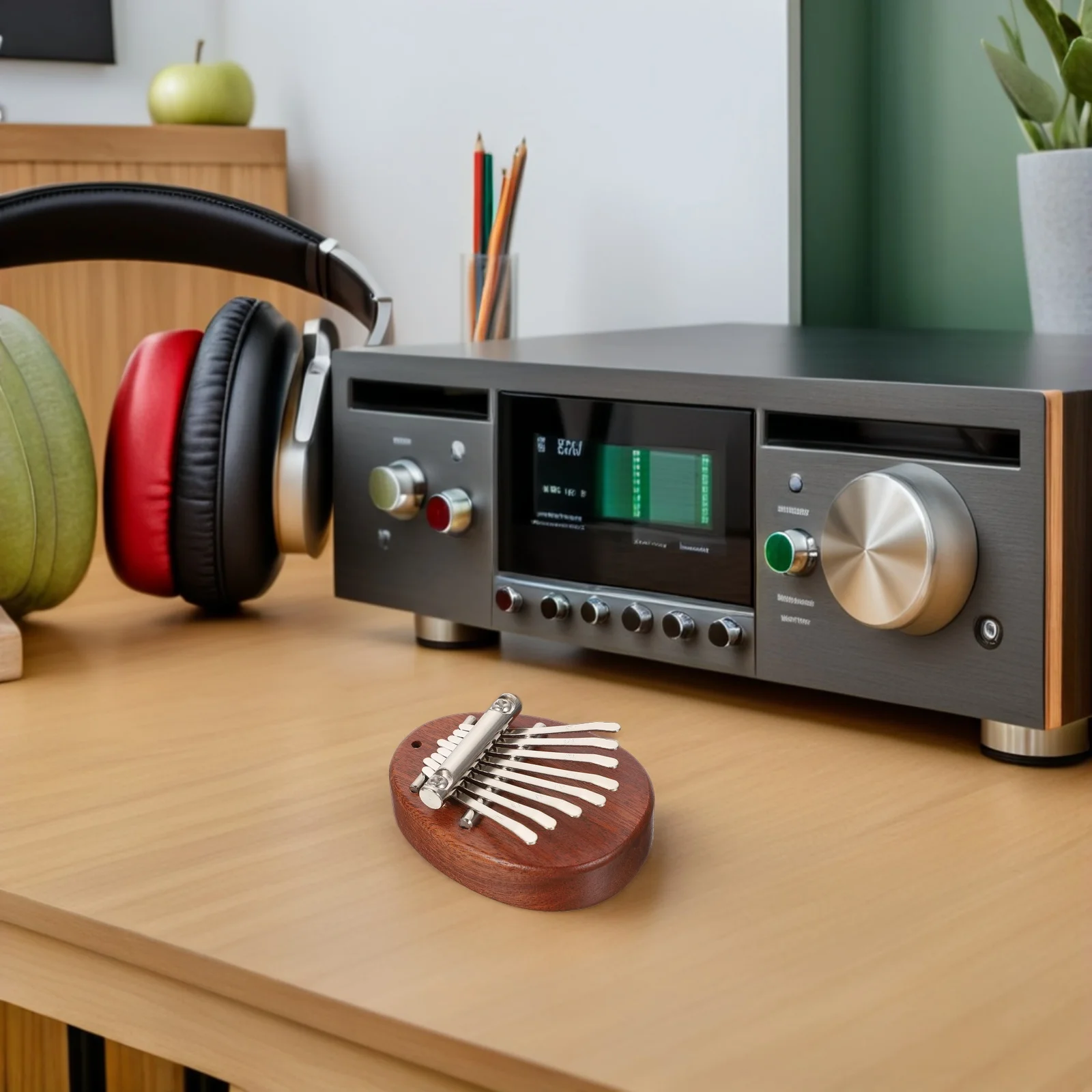 2 مجموعة صغيرة الإبهام البيانو 8-مفتاح Sapele الخشب قطرة الماء تصميم المحمولة كاليمبا للمبتدئين إصبع آلة موسيقية هدية #1