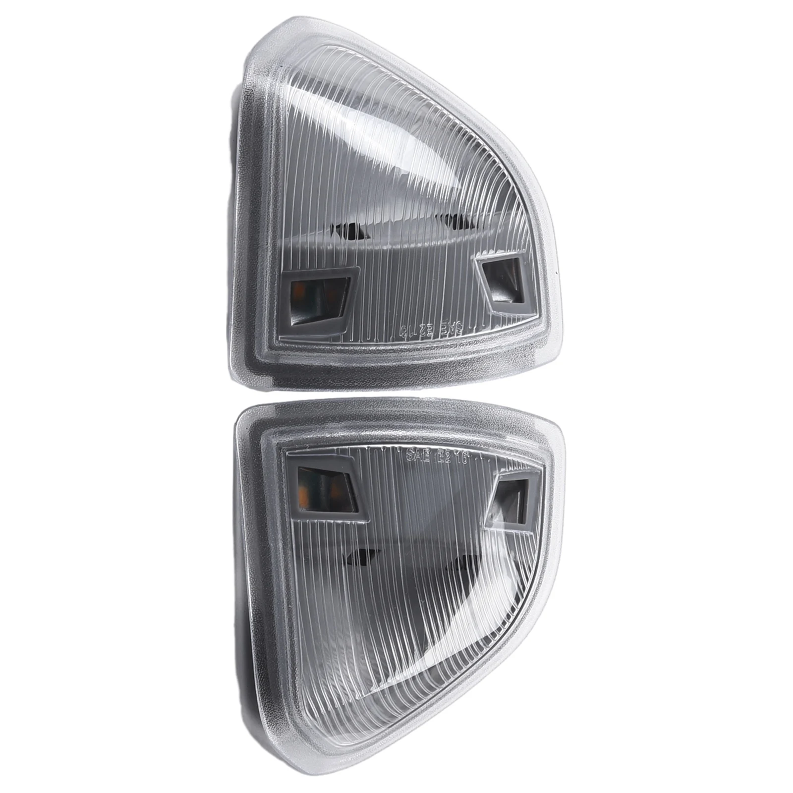 

New Practical Turn Signal Lights Mirror Lamp 1 Pair Amber Dynamic Rearview Mirror Sequential Signal Tow Mirror