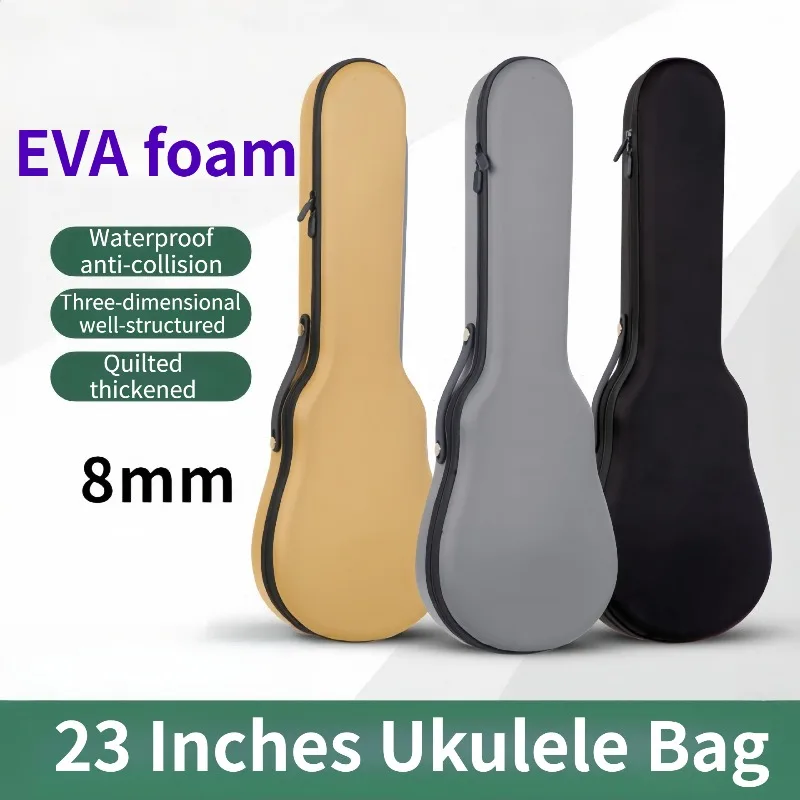 

23 Inches Ukulele Bag Thickened Waterproof Drop-proof Portable One-shoulder Ukulele Backpack Lightweight Musical Instrument Bag