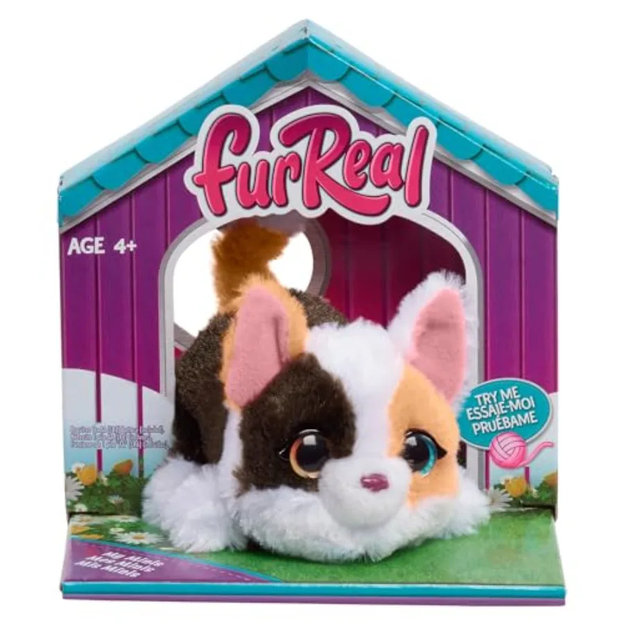 

furReal My Minis Kitty Interactive Toy, Small Plush Kitty with Motion, Stuffed Animals, Toys for Ages 4 Up by Just Play