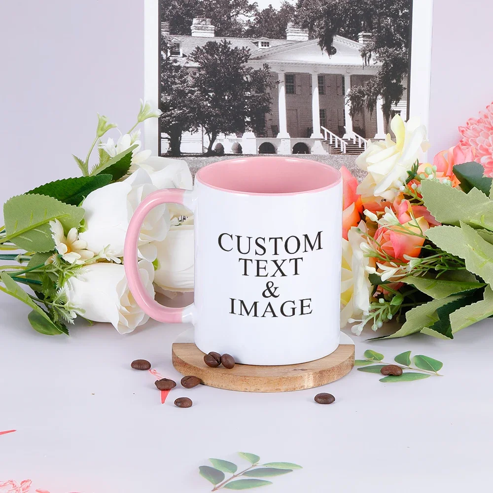 Custom Mug Personalized Coffee Mug Custom Photo Text Logo Novelty Customized Gifts for Men and Women Tea Cup 11oz Coffee Mug