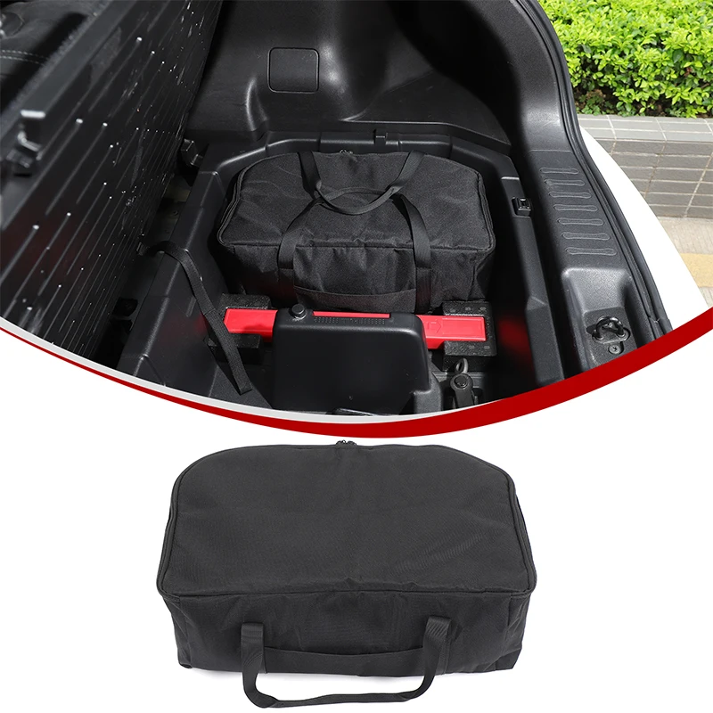 

For Nissan Juke F15 11-19 Oxford Cloth Black Car Trunk Bottom Storage bag Tool storage bag Car Accessories
