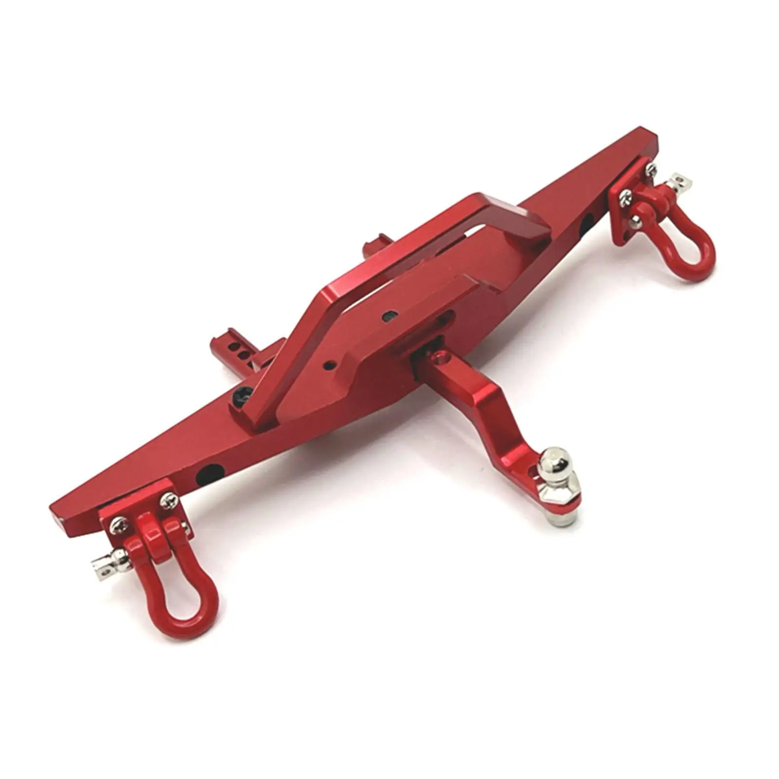 2Pcs 1:12 Aluminum RC Front and Rear Guard,Upgrade Part,Metal Crawler DIY Modified Replacement for MN128 RC Trucks