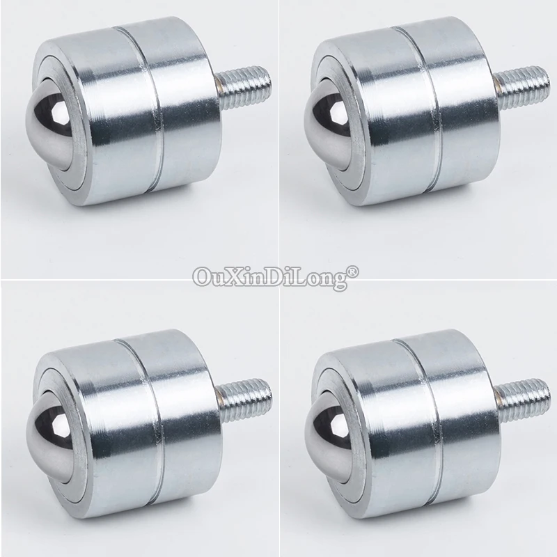 

4PCS Heavy Duty Precision Conveying Universal Ball Casters Ball Bearing Bull Eye Wheels Industrial Transfer Omni Wheels Runners