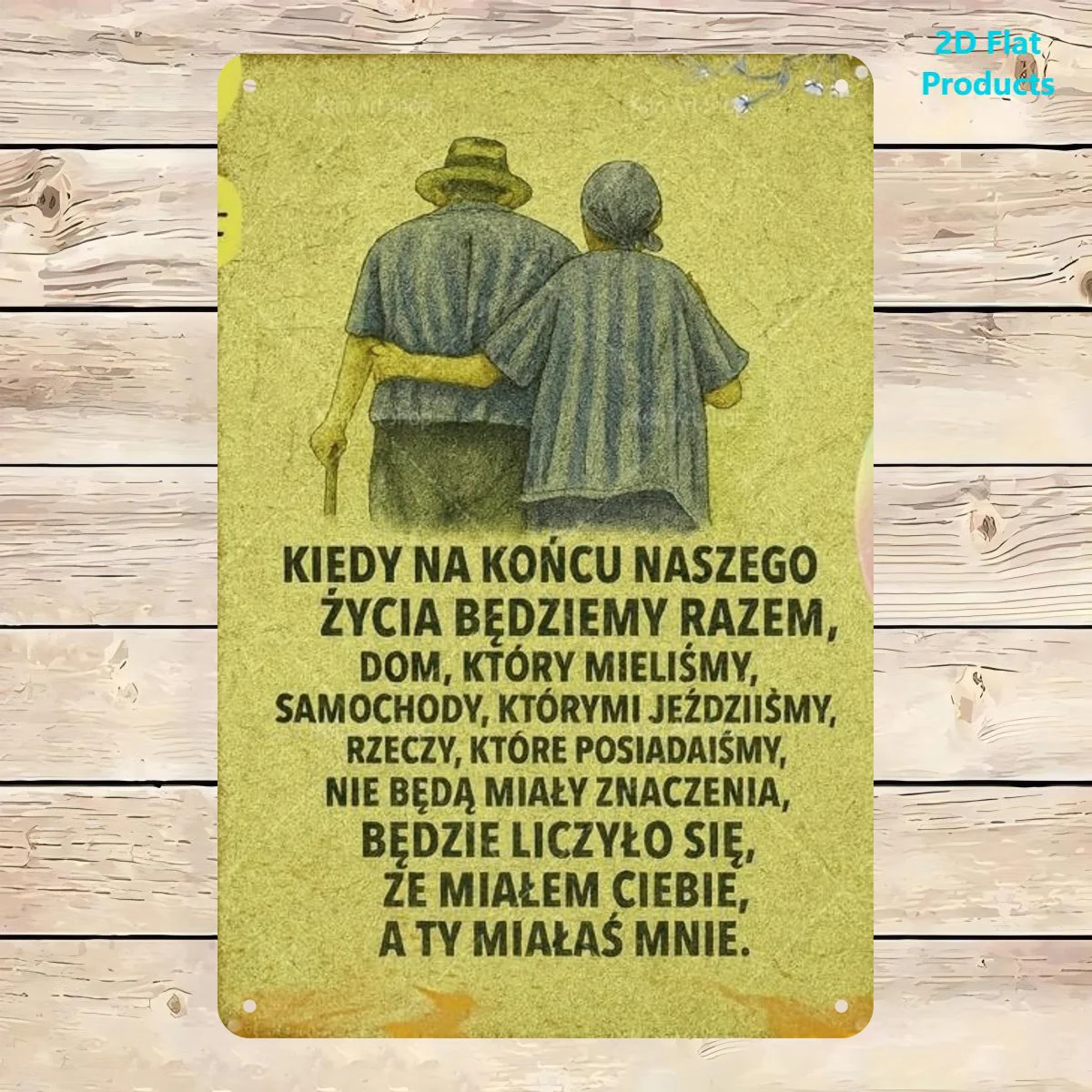 Polish Slogan Iron Sign – 