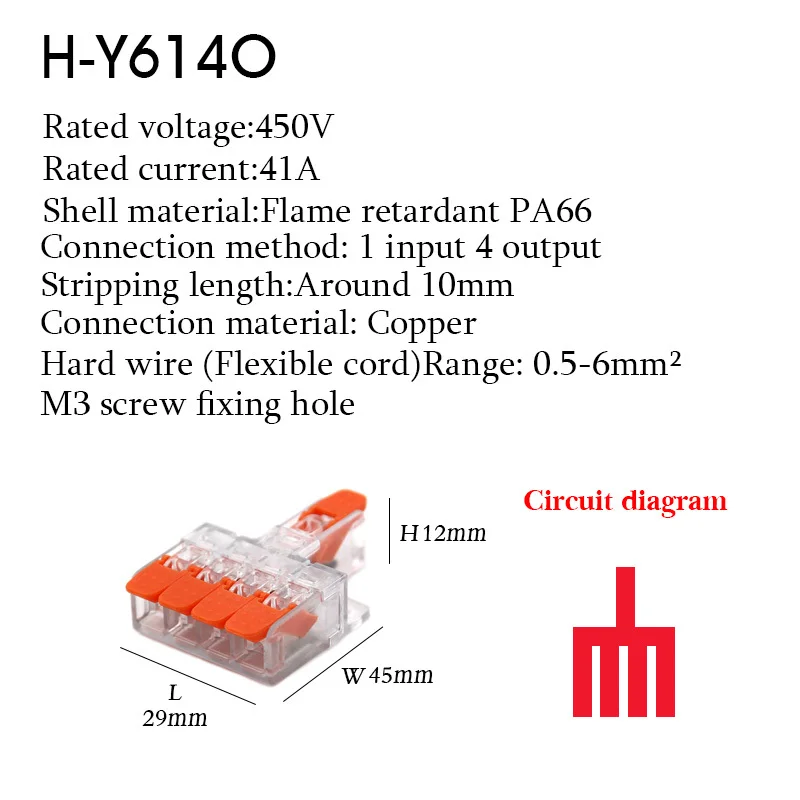 Wire Connectors, Electric Push-in Terminal Blocks