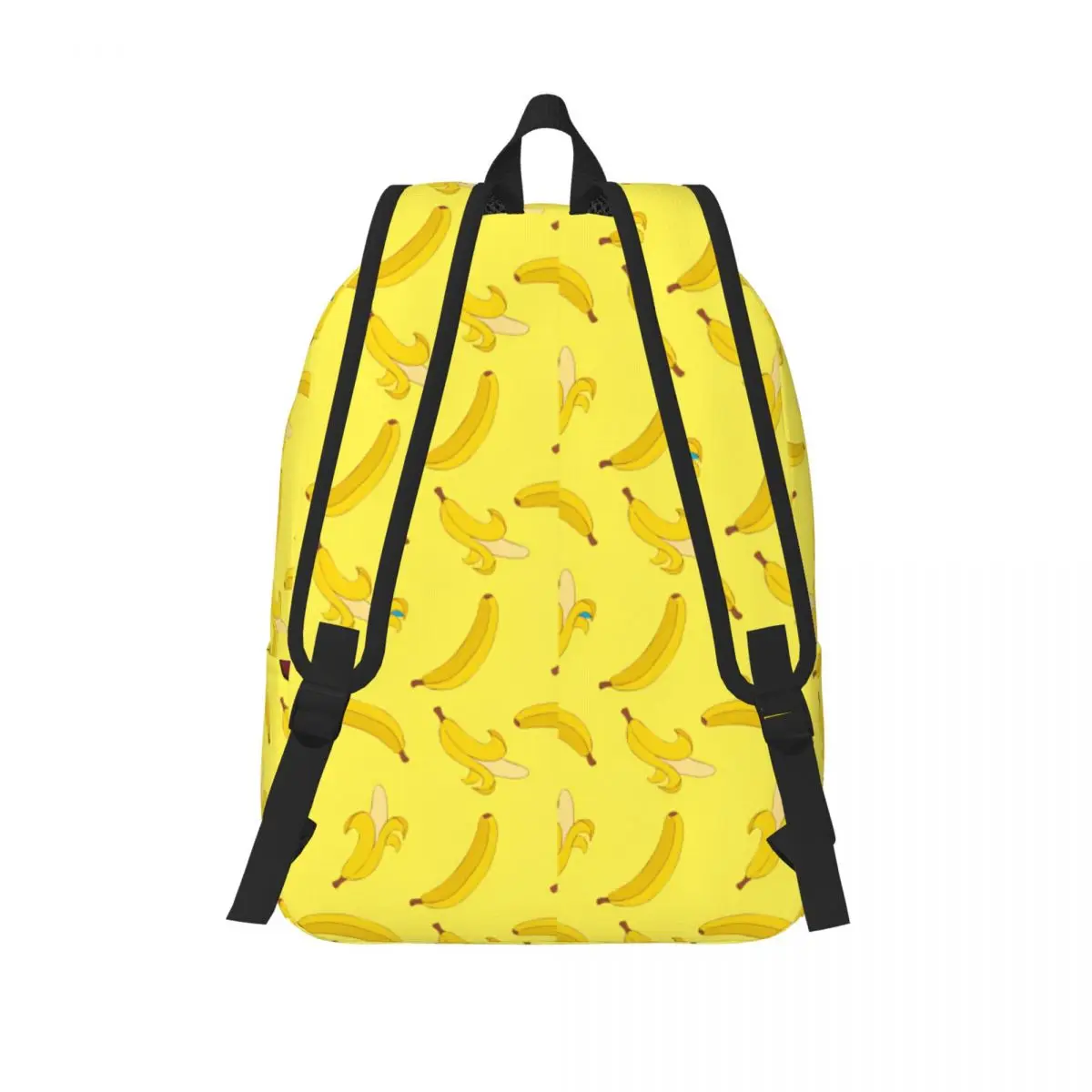 Curious George And Banana Backpack for Men Women Cool Student Hiking Travel Daypack Cartoon Monkey Laptop Canvas Bags Outdoor