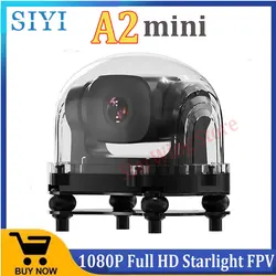 SIYI A2 mini giunto cardanico FPV ultra grandangolare inclinazione ad asse singolo con sensore telecamera Starlight FOV 1080p da 160 gradi IP67