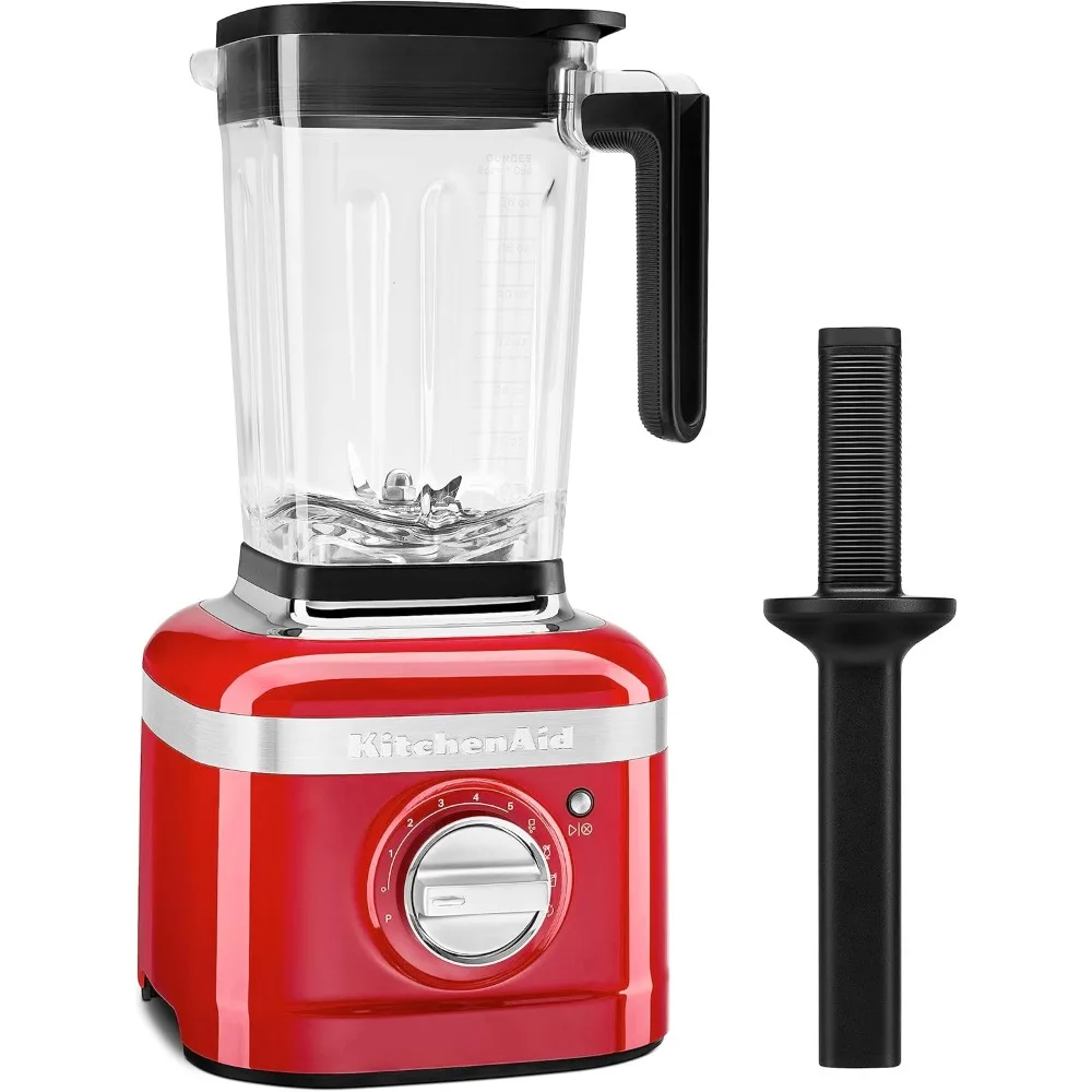 1200 Watts Variable Speed Blender with Tamper , 56 ounces，Adjustable Speed Control，Passion Red