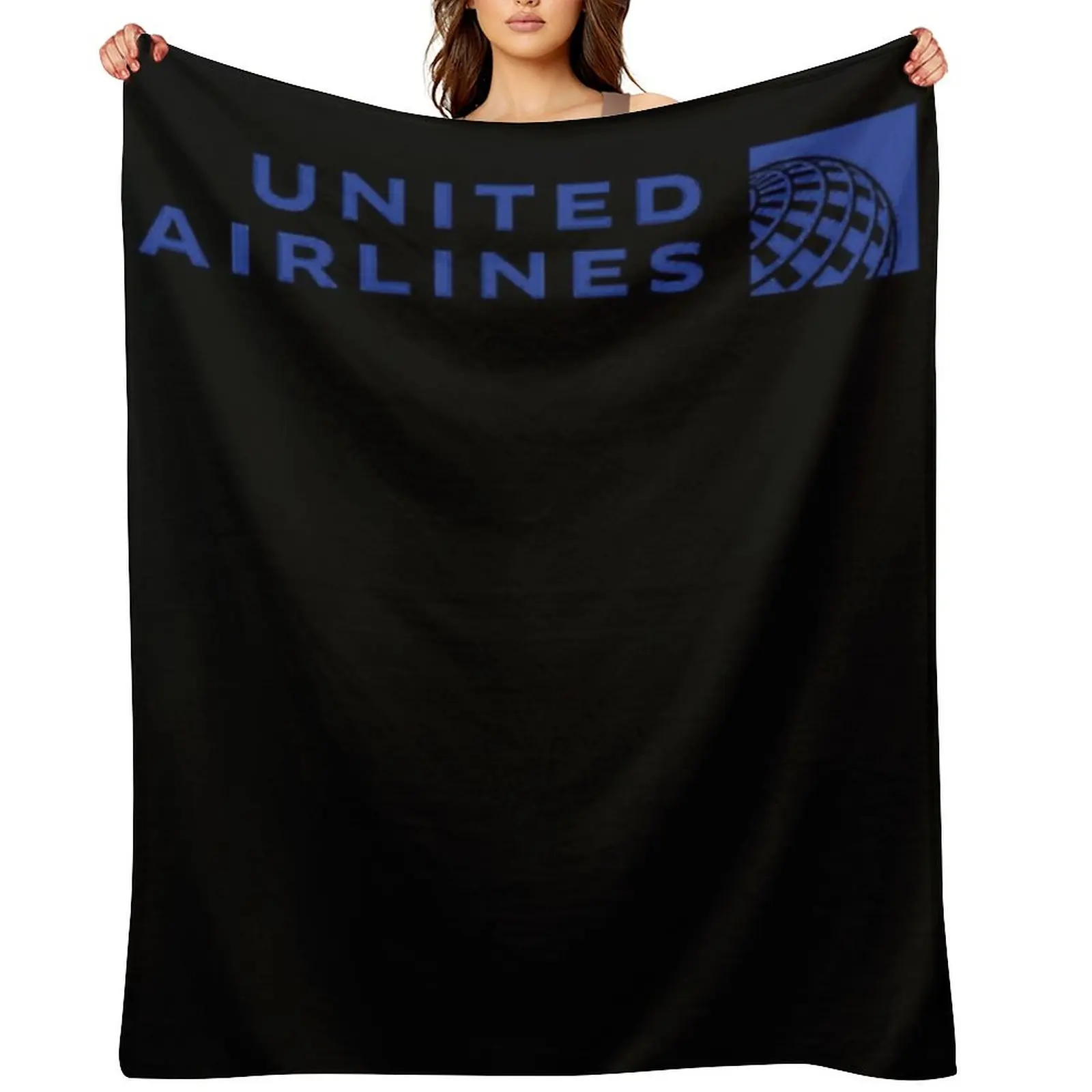 

United Airlines Throw Blanket Kid'S Designers Decorative Sofa Blankets