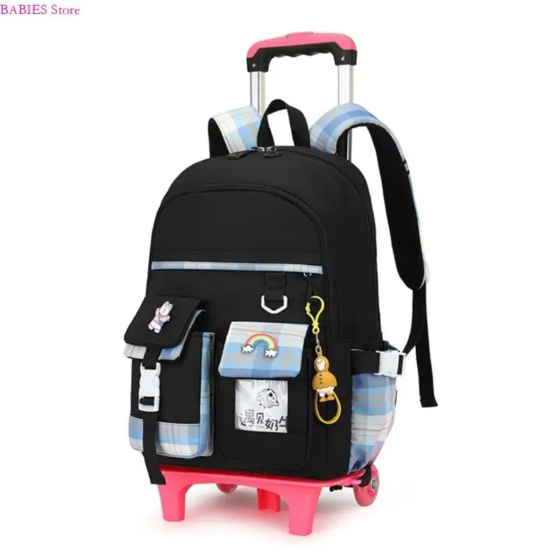 

C9GB Travel Laptop Daypack Book Bags Cartoon Student School Backpack for Teen Girls
