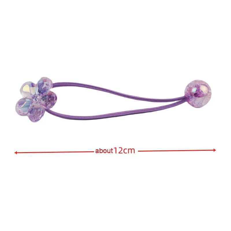 2 Pcs/Set Cute Hair Ties For Kids Girls Head Rope Flower Hair Rubber Bands Ponytail Elastic Hair Band Baby Hair Accessories