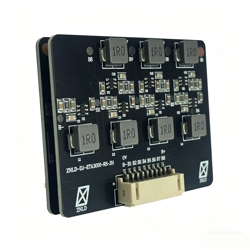 2-8S Li-ion Active Balancer Board, 1.2A High Current Inductive Energy Transfer Equalizer Module